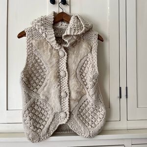 Anthropologie knit vest